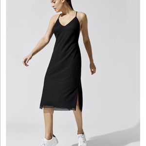 Carbon38 mesh overlay dress